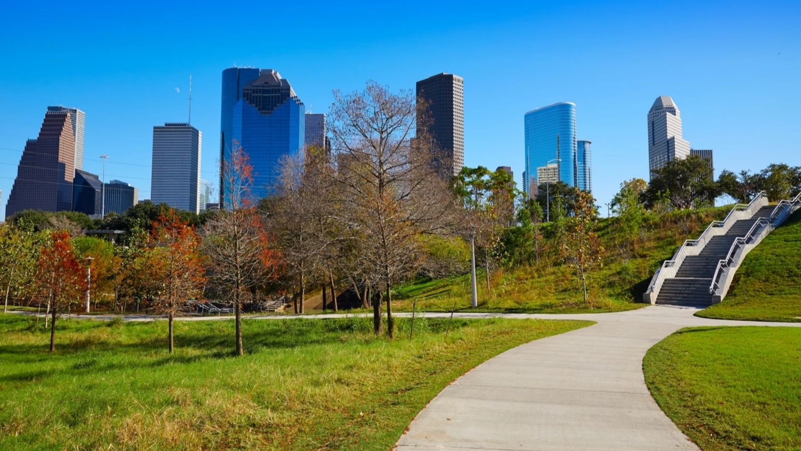 Houston Skyline Fall