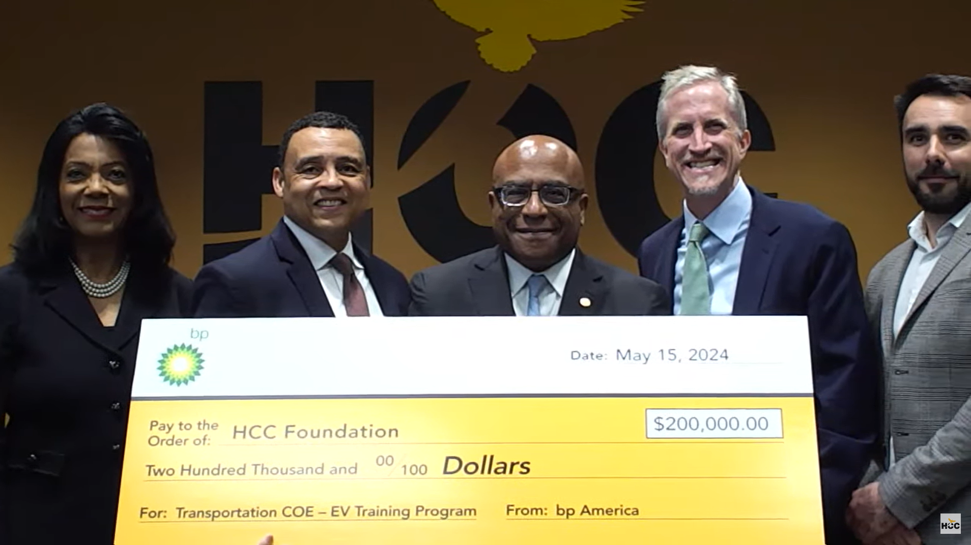 bp check presentation to HCC for ev safety traning