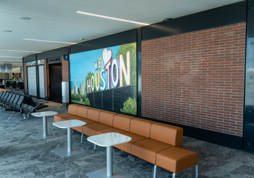 IAH Terminal D Seating Area