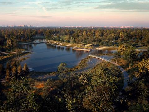 Eastern Glades Lake in Houston